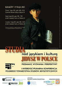 Plakat - Studia nad językiem i kulturą jidysz